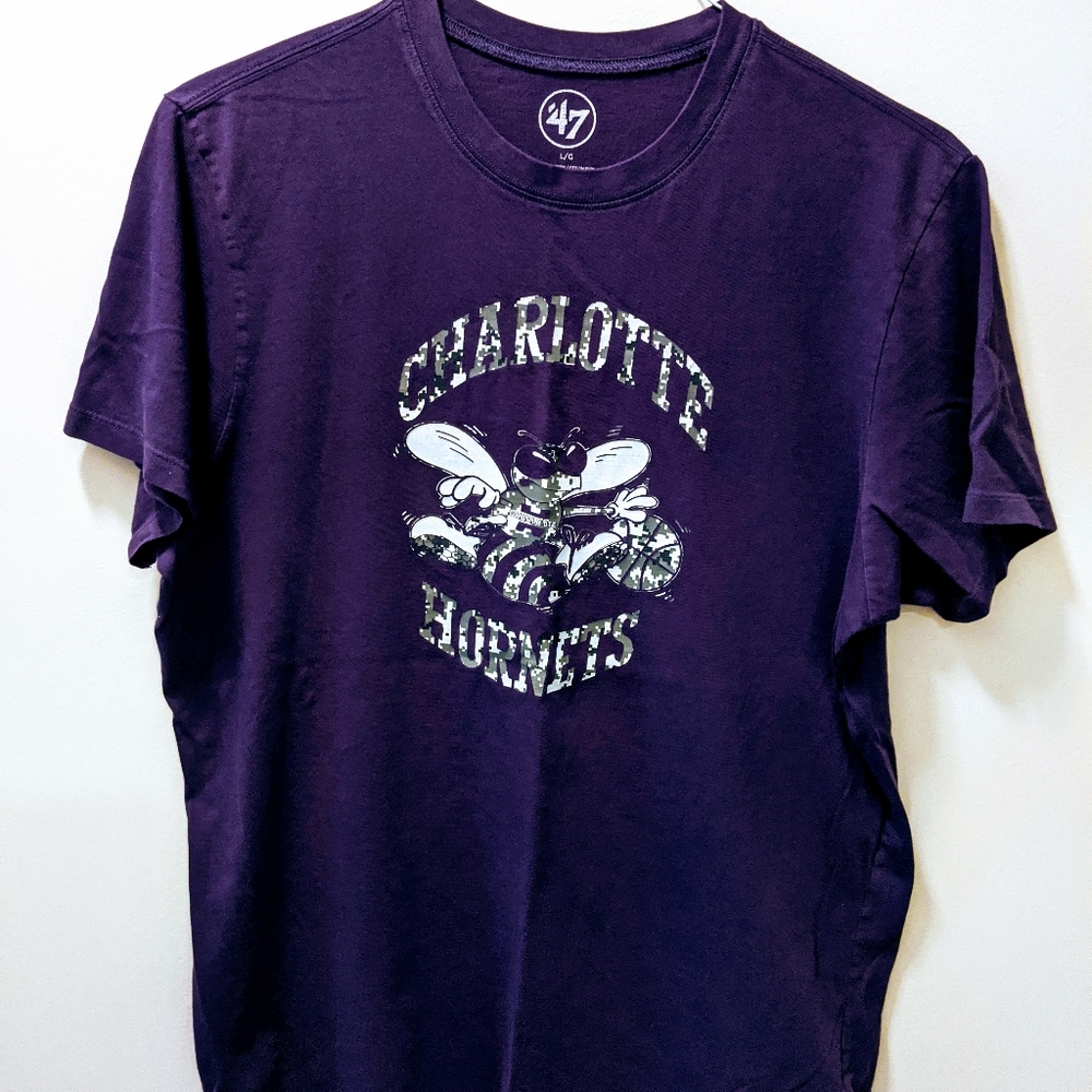 Charlotte Hornets Vintage VTG NBA Purple L…